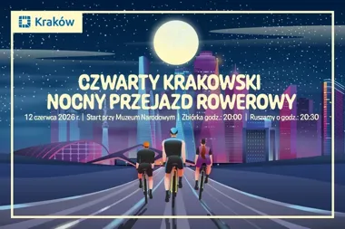 Nocny peleton ruszy spod Muzeum Narodowego. Będą światła i 200 kasków
